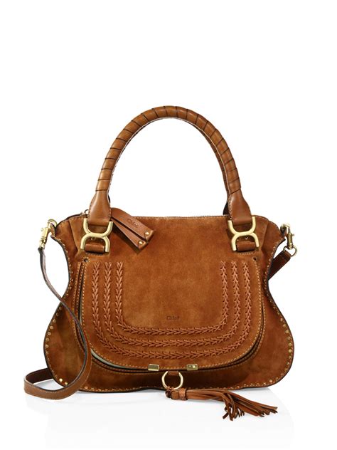 chloe medium marcie satchel look alike|chloe marcie suede.